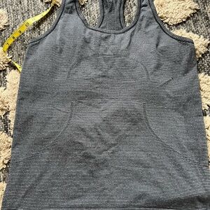 Lululemon swiftly tech tank Striped Gray Women's Tank Top